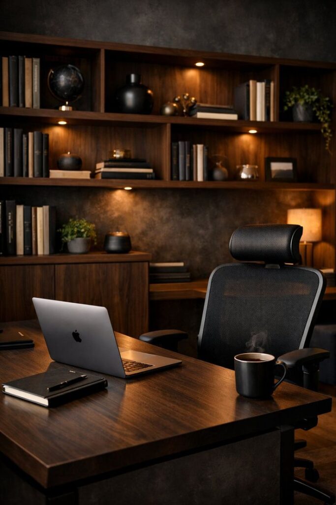 0d23387114b58ee0b900b1fe3edc0e3a Masculine Small Home Office Ideas That Are Seriously Stylish and Ultra-Functional