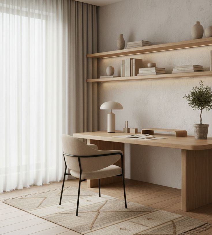 64f40da1912a87c20bb513439222ac49 Modern Minimalist Home Office Design Ideas for a Calm, Productive Space You'll Love