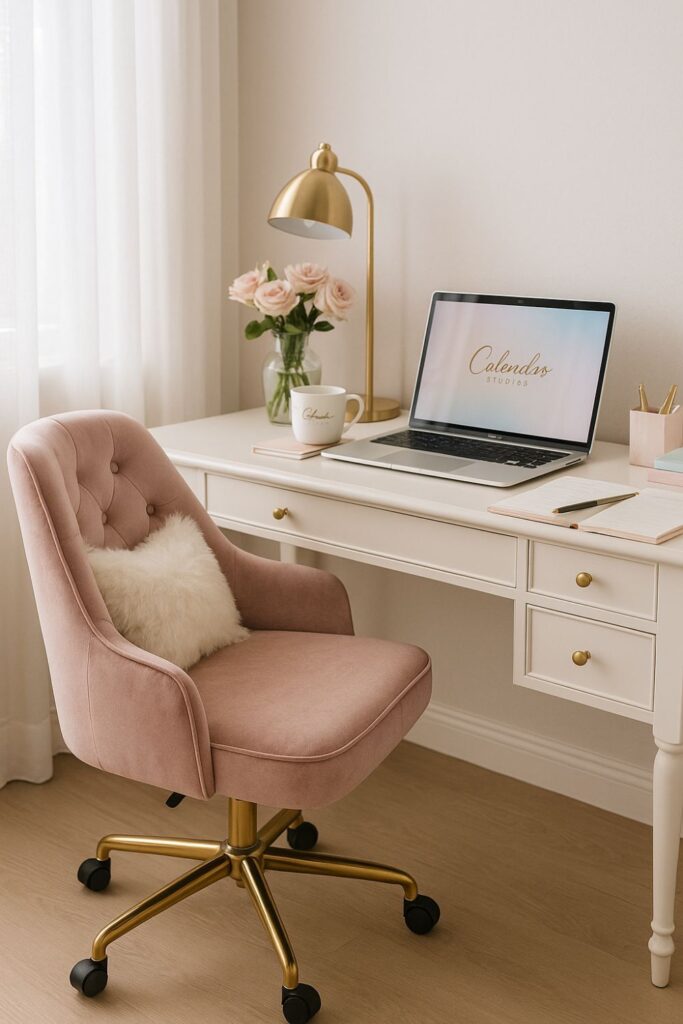 7b4ac1e4bf455ca29a5596d0403cb942 Small Home Office Decor Ideas for Her That Are Charming, Chic, and Seriously Functional