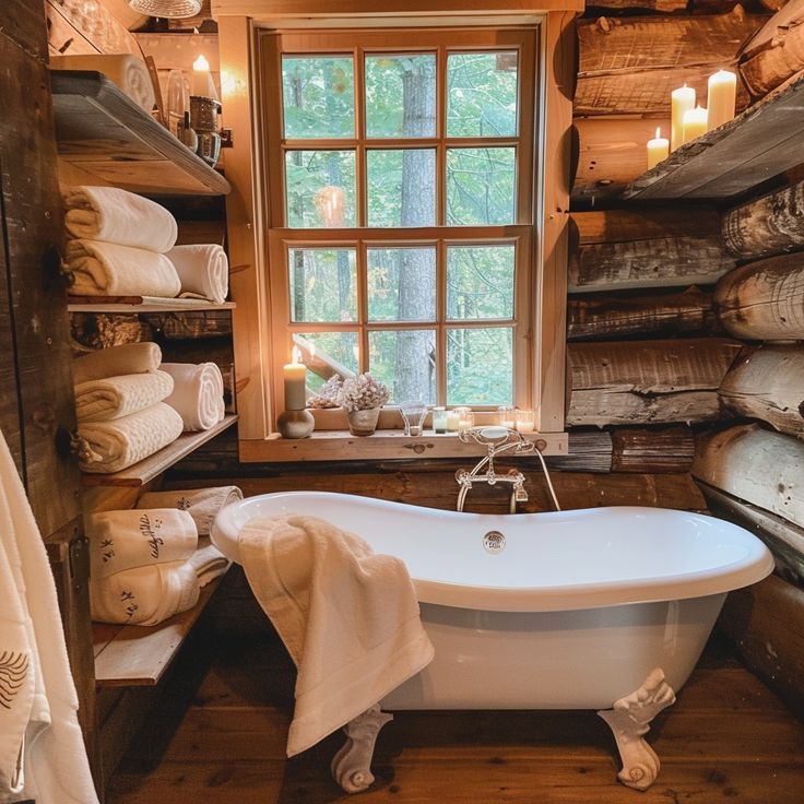 Rustic Bathroom Design Ideas That Bring Cosy Cabin Charm Into Your Home