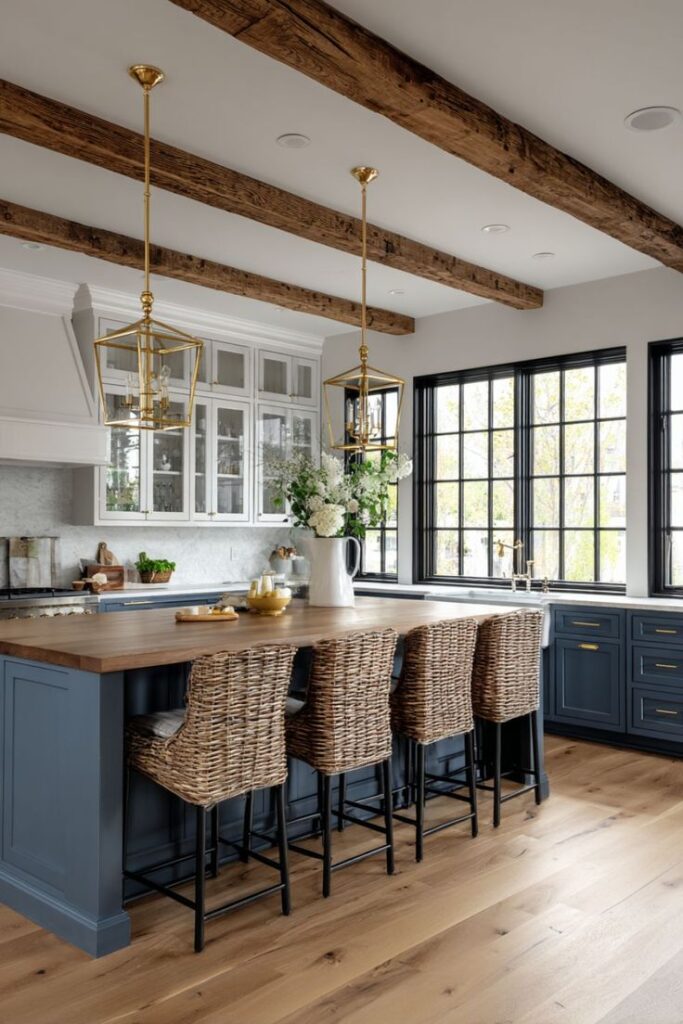 20 Stunning Kitchen Design Ideas with Blue Cabinets (That'll Make You Fall in Love with Your Kitchen)