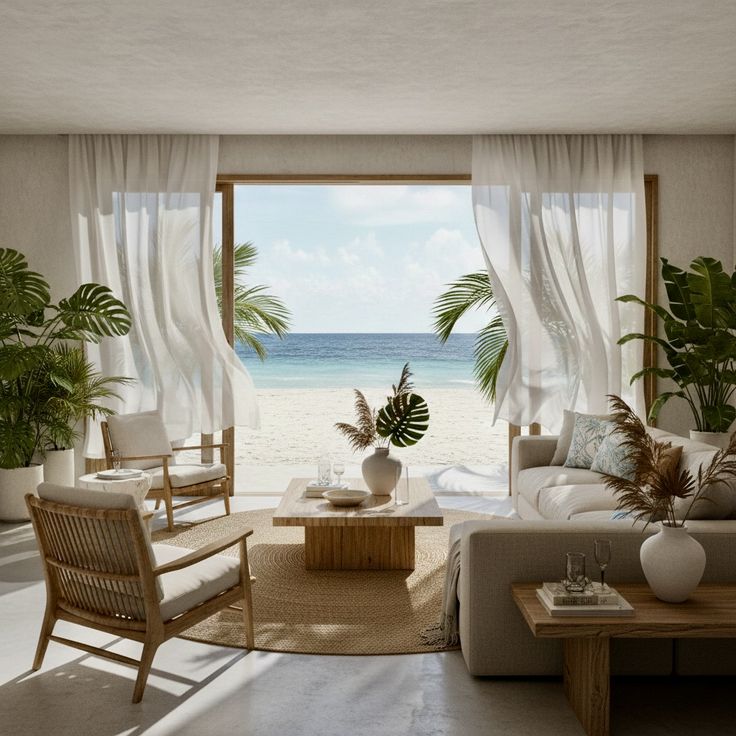 Dreamy Beach House Living Room Design Ideas That Bring the Coast Home