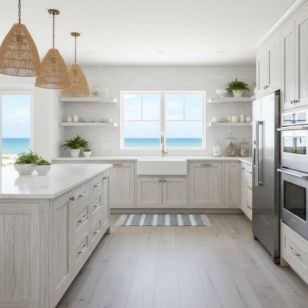 548cd531677569a94b2349fb533713aa Coastal Kitchen Design Ideas That Bring the Breezy, Sun-Washed Beauty of the Beach Into Your Home