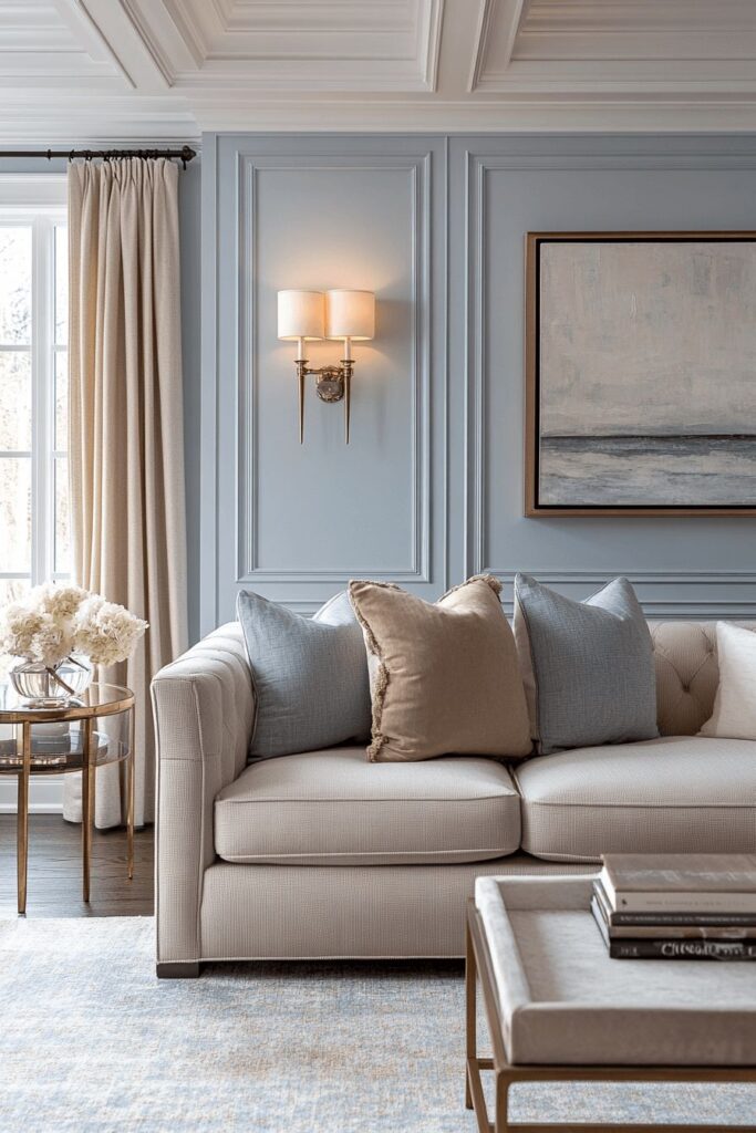 Stunning Blue Couch Living Room Design Ideas That Will Make You Love Your Space