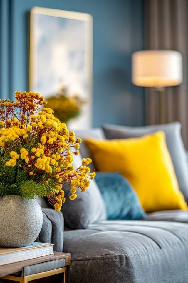 Stunning Blue Couch Living Room Design Ideas That Will Make You Love Your Space