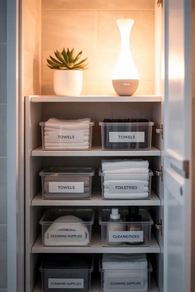 Brilliant Bathroom Closet Design Ideas to Organize and Beautify Your Space