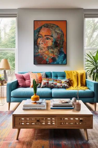 Stunning Blue Couch Living Room Design Ideas That Will Make You Love Your Space