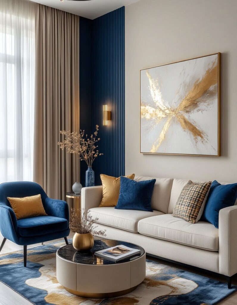 Stunning Blue Couch Living Room Design Ideas That Will Make You Love Your Space