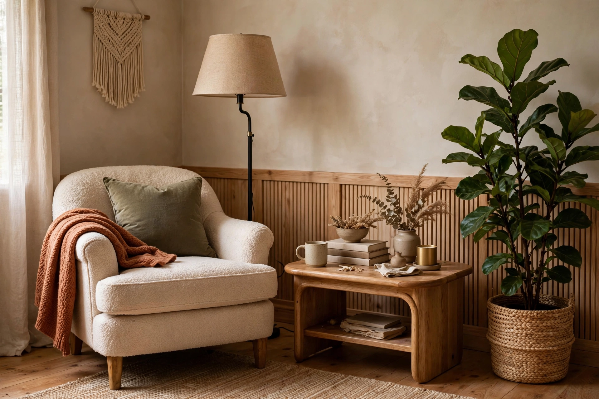 Cozy Living Room Corner Transformed With Stylish Decor
