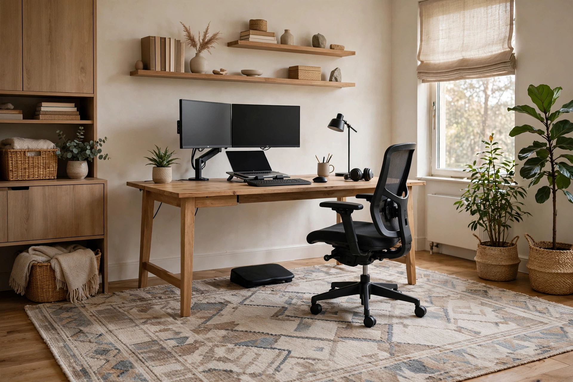 Home Office Rug Sized For Rolling Chair