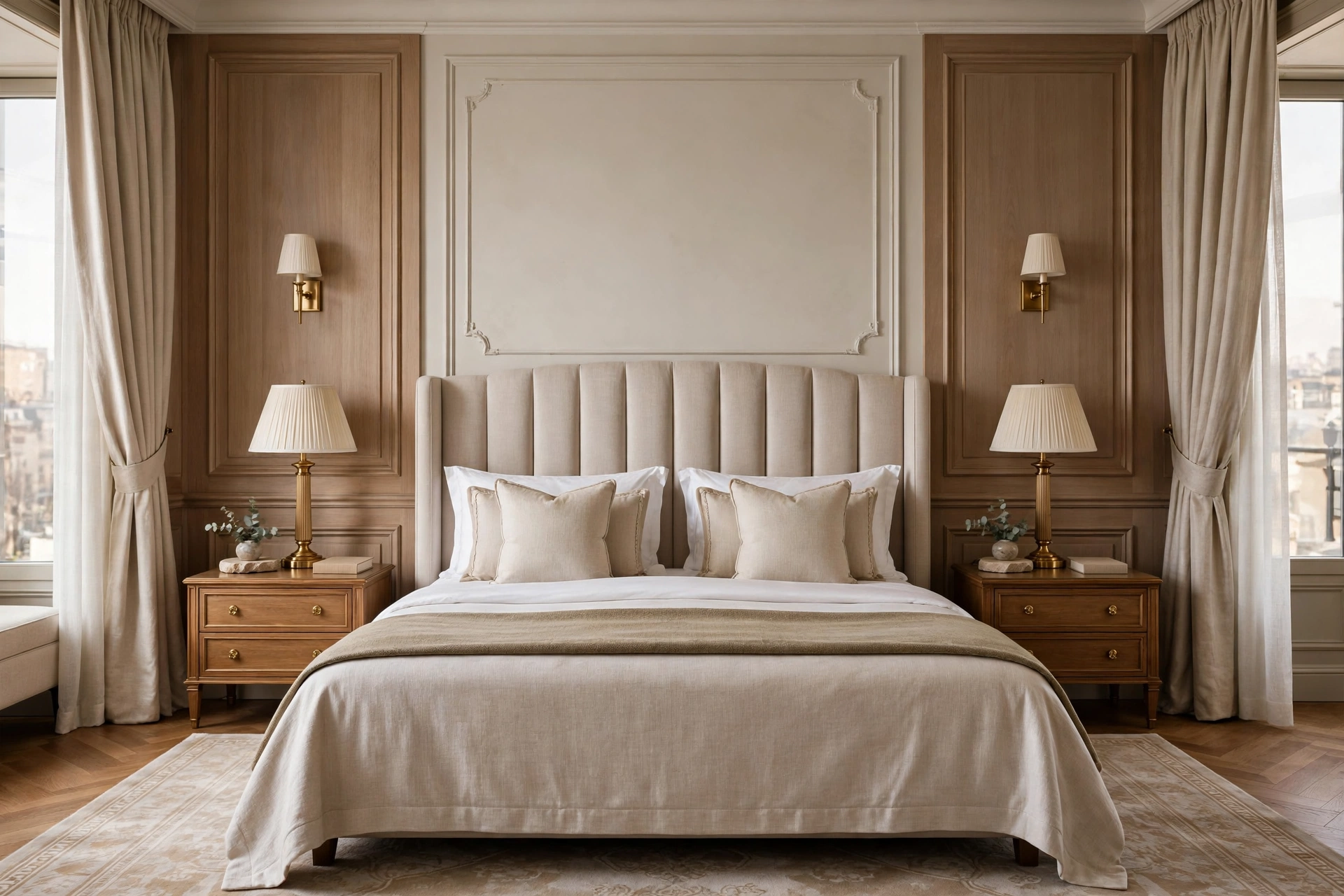 Matching Pair Of Nightstands For Hotel Style Symmetry