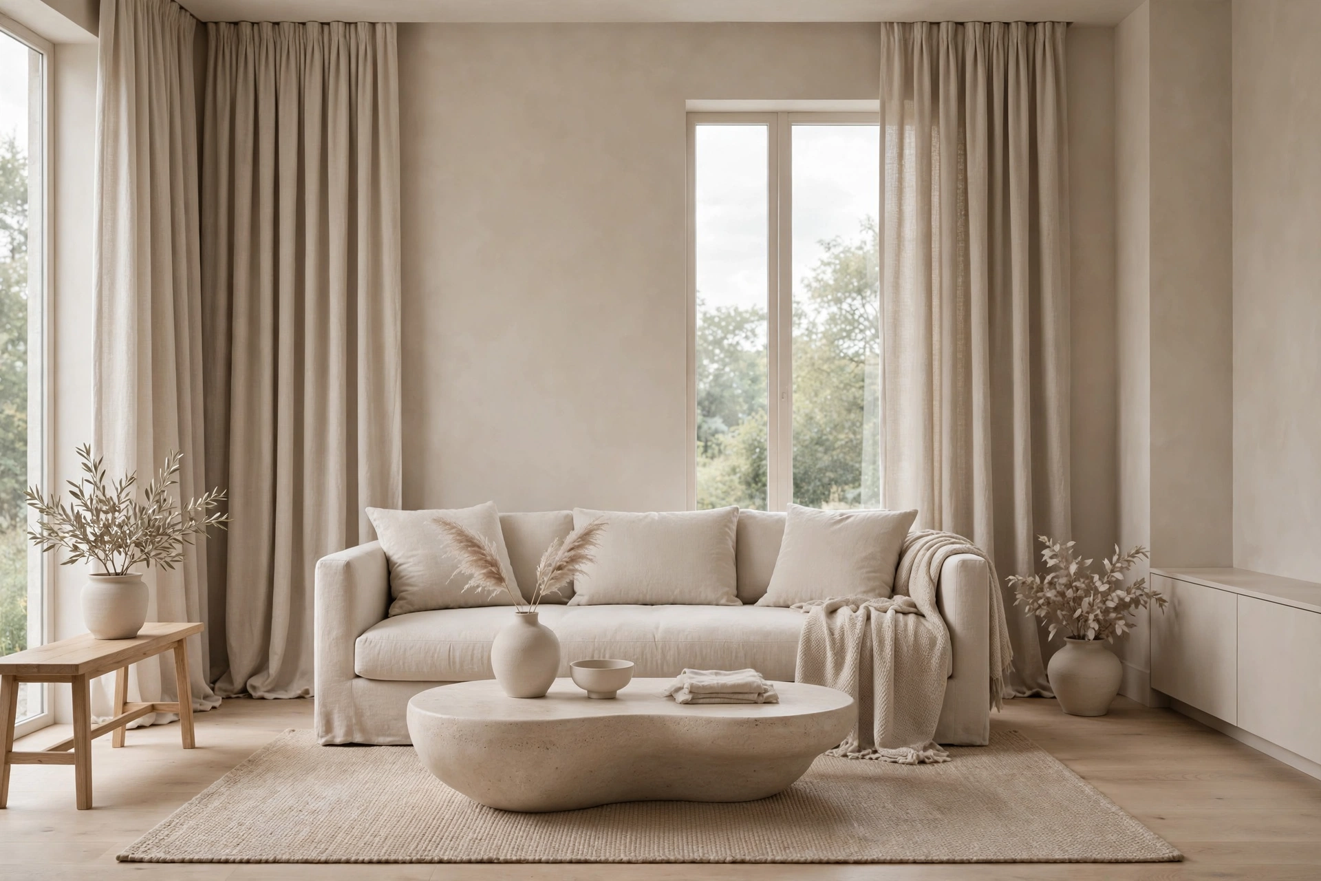Curtains Matched To Living Room Wall Color