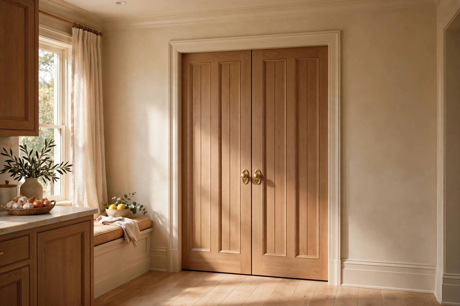Pocket Doors Closing Off A Butler's Pantry