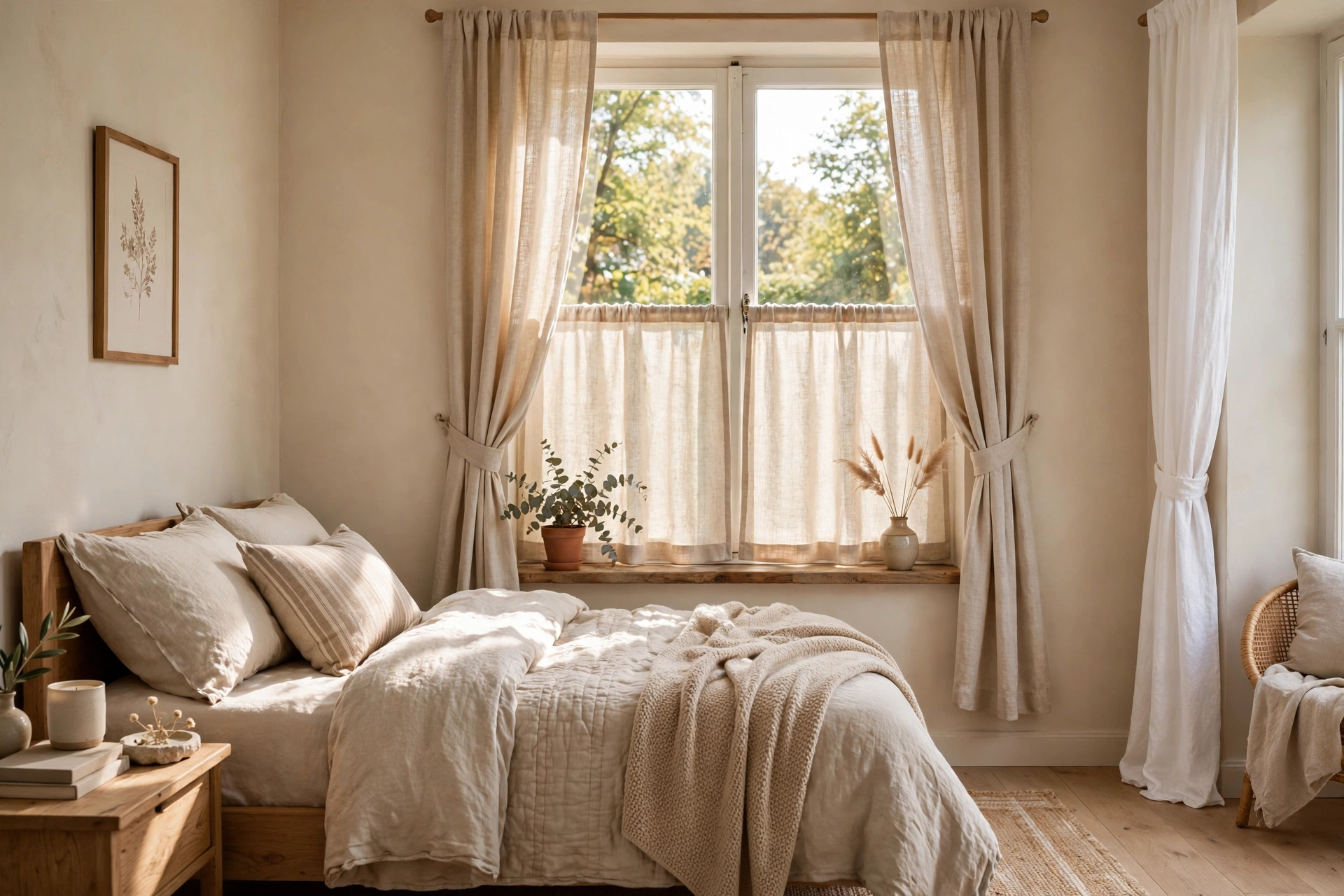 Cafe Curtains Half Window Bedroom Privacy