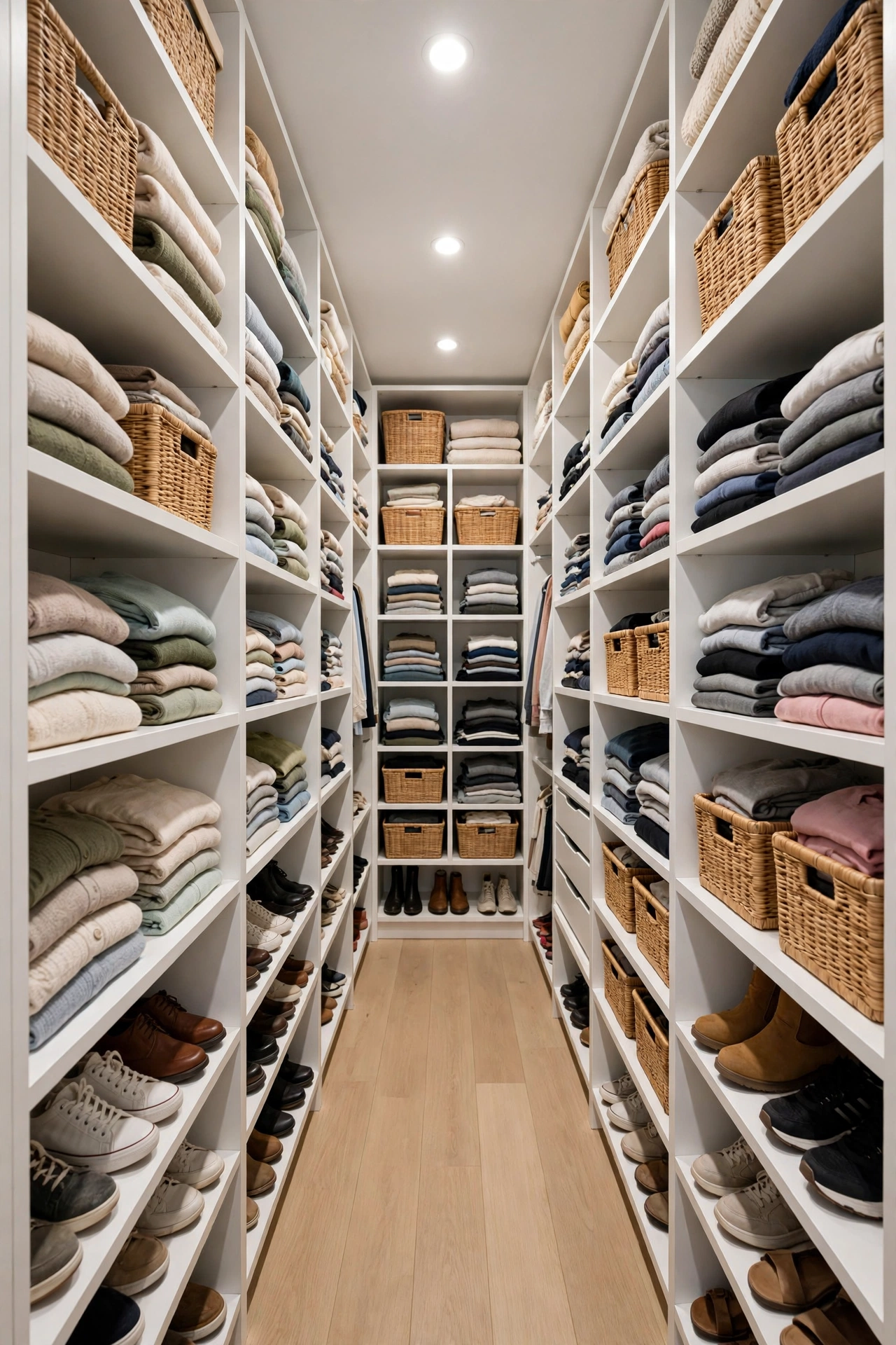Floor To Ceiling Shelving Maximizing Closet Storage