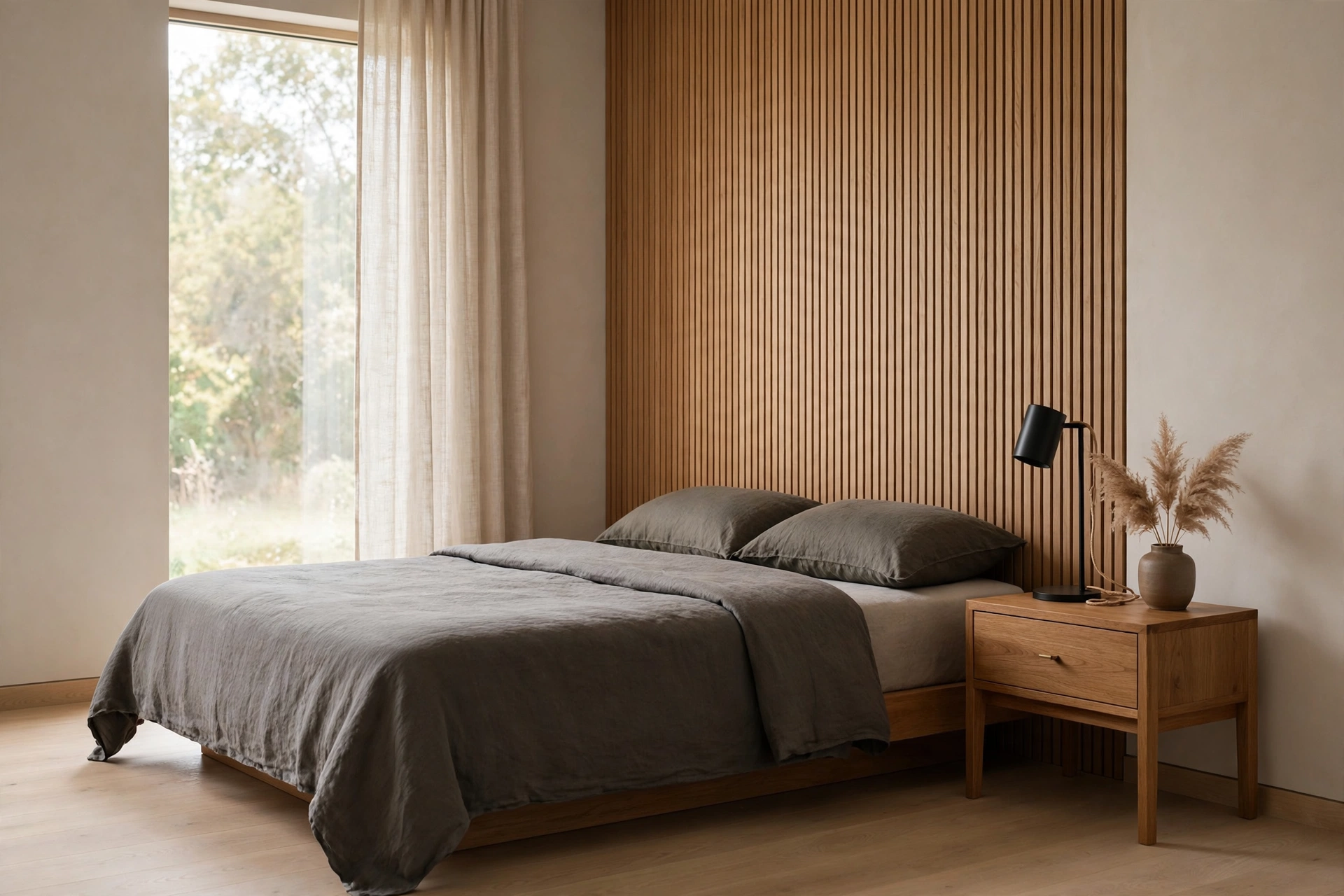 Minimalist Masculine Bedroom With Clean Lines